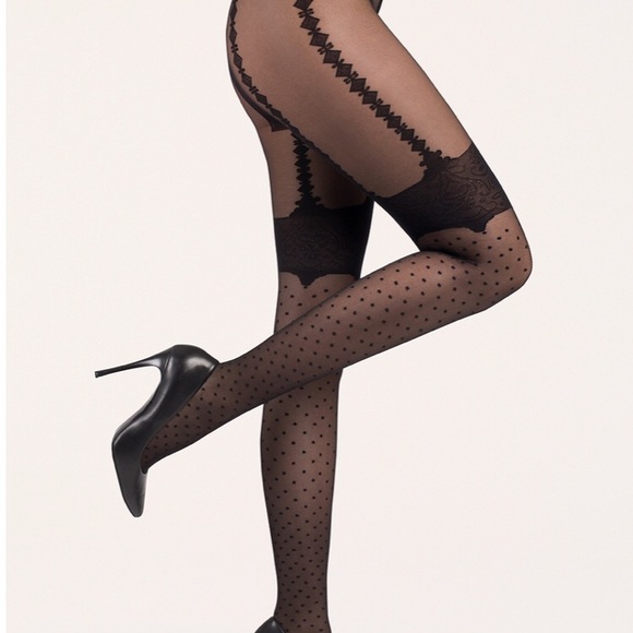 💋Host Pick 💋Gabriella suspender look pantyhose - Picture 2 of 4